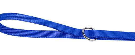 Dubbele nylon dresseerlijn blauw 25mmx200cm