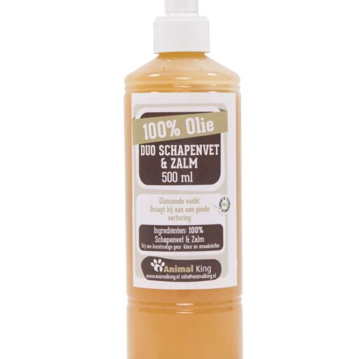 100% Duo schapenvet-zalmolie- 500ml