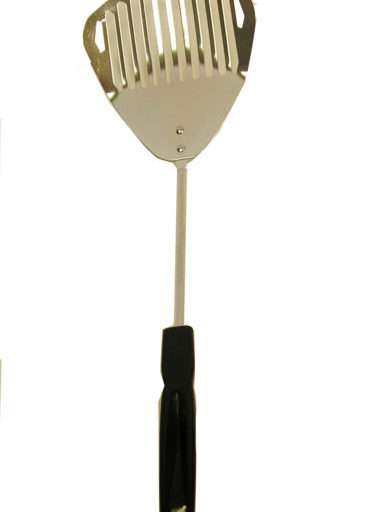 Chrome litter scoop