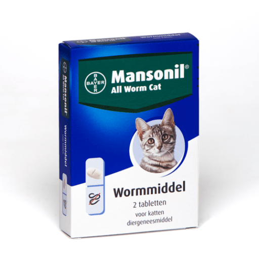 Mansonil all worm cat 2T ellipsoid