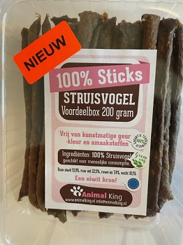 100% sticks voordeelbox struisvogel